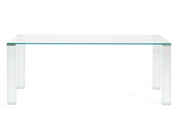 Стол обеденный La Forma Adularia T00240CR07 Прозрачный 200x100 см-4