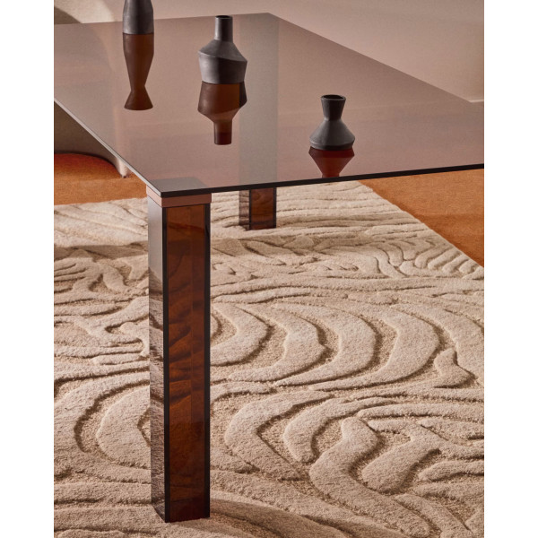 Стол обеденный La Forma Adularia T00240CR10 Коричневый 200x100 см-1