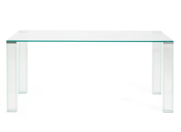 Стіл обідній La Forma Adularia T00241CR07 Прозорий 160x90 см-4