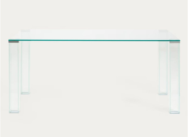 Стіл обідній La Forma Adularia T00241CR07 Прозорий 160x90 см-3