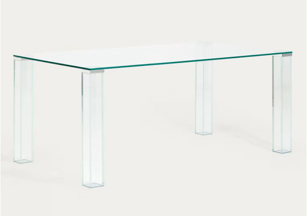 Стіл обідній La Forma Adularia T00241CR07 Прозорий 160x90 см-5