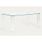 Стіл обідній La Forma Adularia T00241CR07 Прозорий 160x90 см-5-thumb