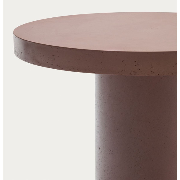 Стіл обідній La Forma AIGUABLAVA T00048PR59 Теракотовий Ø 90 см-3
