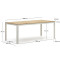 Вуличний стіл La Forma Bona J0100028MM46 200х100 см-7-thumb