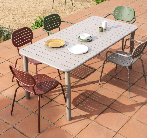 Вуличний стіл La Forma Brai T00061RR12 Бежевий 90х180 см-0