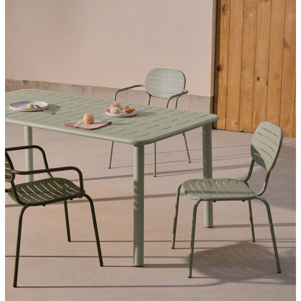 Вуличний стіл La Forma Brai T00061RR20 Бірюзовий 90х180 см-0