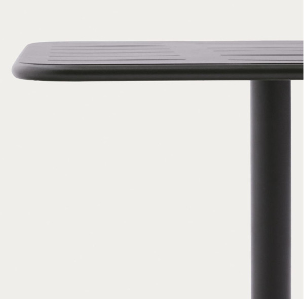 Вуличний стіл La Forma Brai T00100RR02 Темно-сірий 70х70 см-4