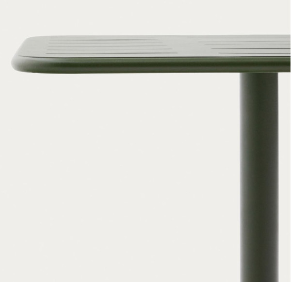 Вуличний стіл La Forma Brai T00100RR19 Зелений 70х70 см-4