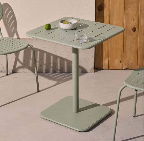 Вуличний стіл La Forma Brai T00100RR20 Бірюзовий 70х70 см-0