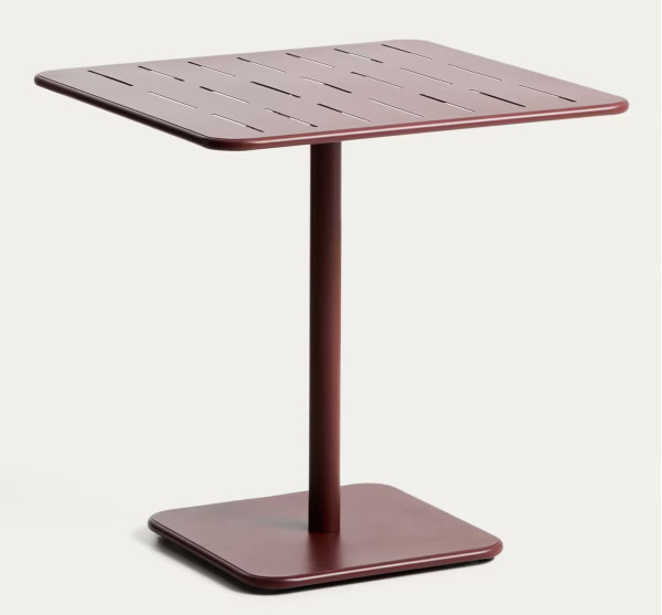 Уличный стол La Forma Brai T00100RR59 Бордовый 70х70 см-2