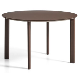 Круглый садовый стол La Forma Erice O00317CR09 Коричневый Ø 120 см