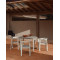 Круглый садовый стол La Forma Erice O00317CR39 Экрю Ø 120 см-1-thumb