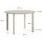 Круглый садовый стол La Forma Erice O00317CR39 Экрю Ø 120 см-7-thumb