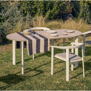 Садовый стол La Forma Erice O00623CR39 Экрю 180х90 см