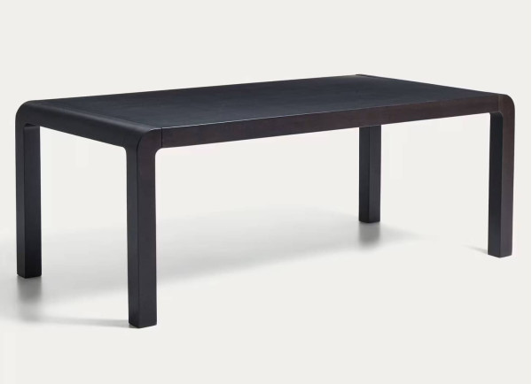 Раскладной обеденный стол La Forma Erisia T00484MO09 Черный 100х200 (280) см-7