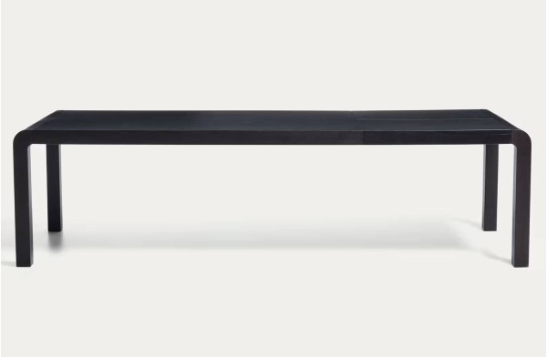 Раскладной обеденный стол La Forma Erisia T00484MO09 Черный 100х200 (280) см-8