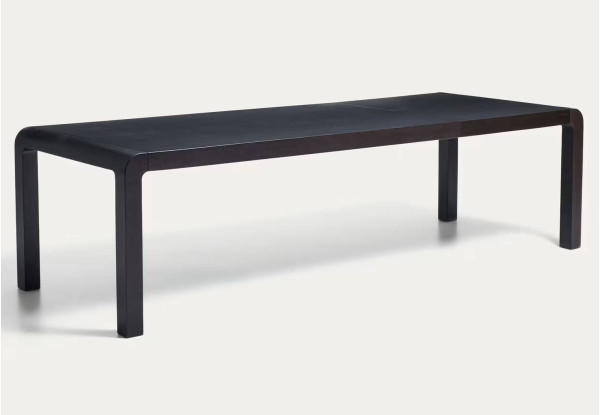 Раскладной обеденный стол La Forma Erisia T00484MO09 Черный 100х200 (280) см-9