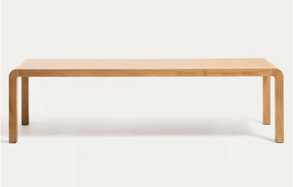 Раскладной обеденный стол La Forma Erisia T00484MO12 Натуральный 100х200 (280) см-4