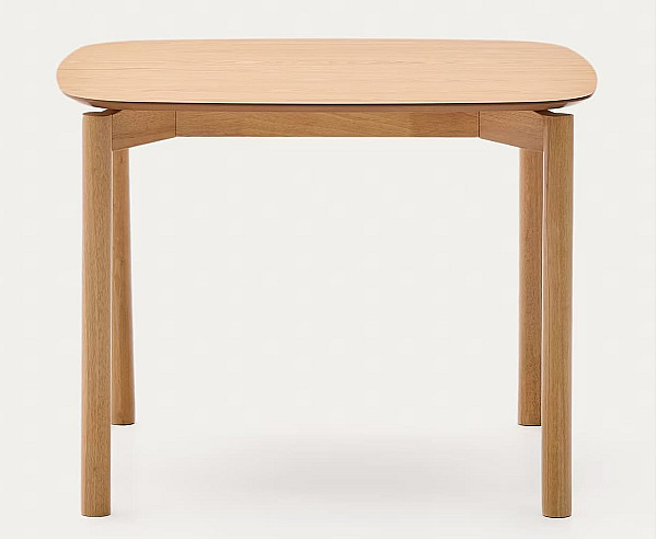 Обеденный стол La Forma Indara T00116WM46 Натуральный 100x100 см-3