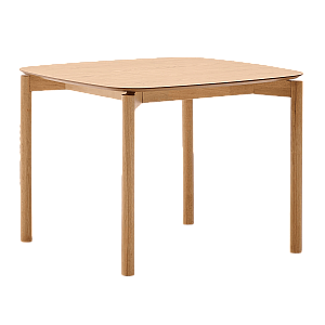 Обеденный стол La Forma Indara T00116WM46 Натуральный 100x100 см