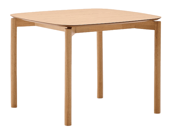 Обеденный стол La Forma Indara T00116WM46 Натуральный 100x100 см Обеденный стол La Forma Indara T00116WM46 Натуральный 100x100 см-0