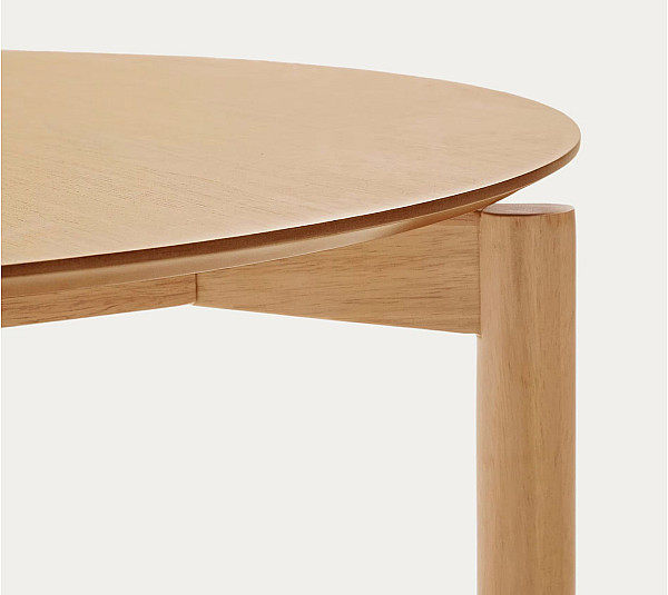 Обеденный стол La Forma Indara T00115WM46 Натуральный Ø 100 см-3