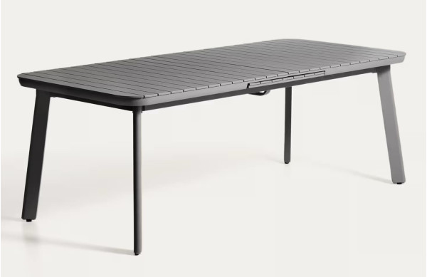 Раздвижной уличный стол La Forma Izola O00213RR02 Графит 220 (280) x 100 см-6