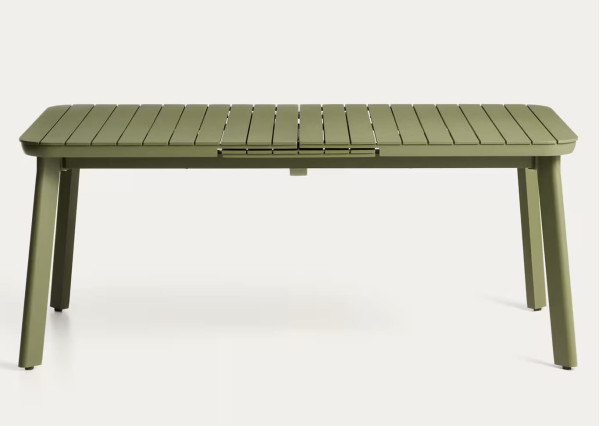 Раздвижной уличный стол La Forma Izola O00400RR19 Зеленый 185 (235) x 100 см-5