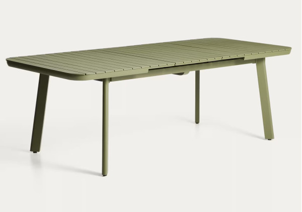 Раздвижной уличный стол La Forma Izola O00400RR19 Зеленый 185 (235) x 100 см-8