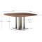 Обеденный стол La Forma Melvar T00255WM10 Орех 150х150 см-6-thumb