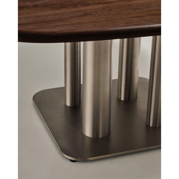 Обідній стіл La Forma Melvar T00255WM10 Горіх 150х150 см-3