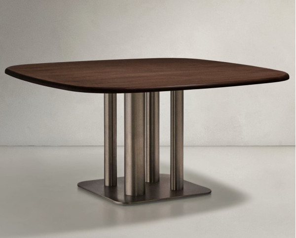 Обідній стіл La Forma Melvar T00261WM10 Горіх 121х121 см-4