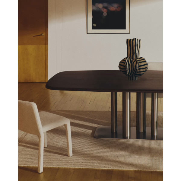 Обідній стіл La Forma Melvar T00262WM10 Горіх 220х110 см-2