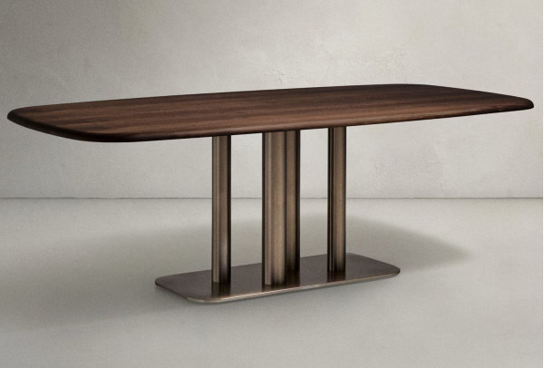 Обідній стіл La Forma Melvar T00291MW10 Горіх 180х100 см-1