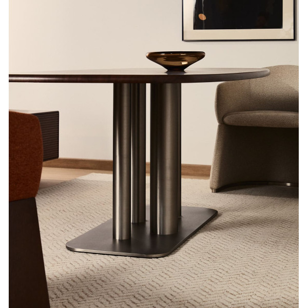 Обідній стіл La Forma Melvar T00291MW10 Горіх 180х100 см-5