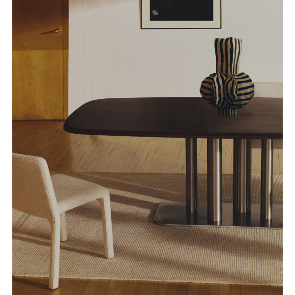 Обідній стіл La Forma Melvar T00291MW10 Горіх 180х100 см-3