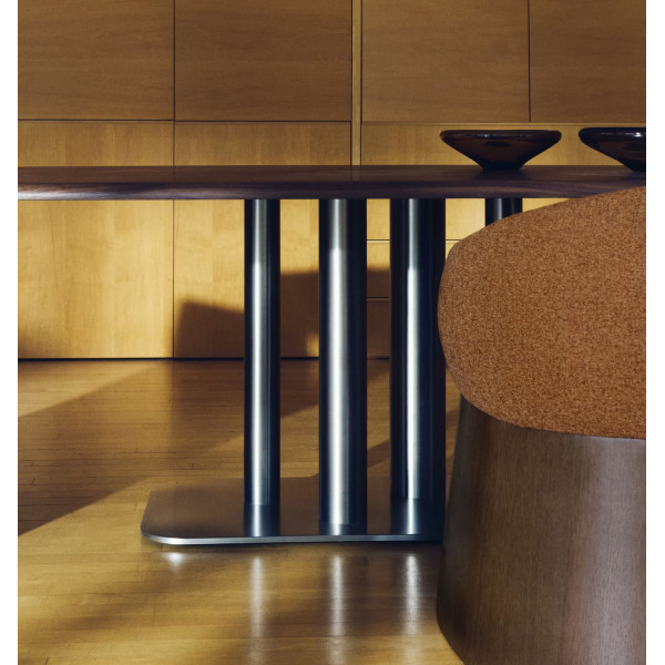 Обідній стіл La Forma Melvar T00291MW10 Горіх 180х100 см-6