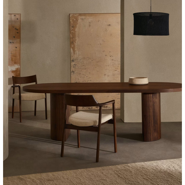 Обідній стіл La Forma Nealy T00012MW09 Горіх 200х100 см-0