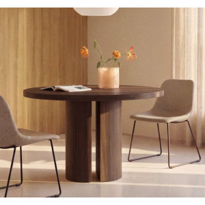 Обеденный стол La Forma Nealy T00538MO11 Орех Ø 120 см