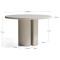 Обеденный стол La Forma Nealy T00538WM12 Экрю Ø 120 см-9-thumb
