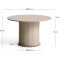 Садовый обеденный стол La Forma Sedalis O00234RO39 Taupe Ø 120 см-6-thumb