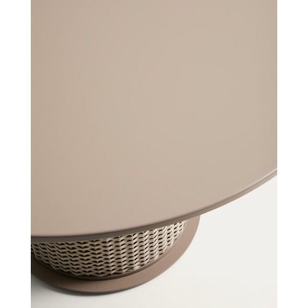 Садовый обеденный стол La Forma Sedalis O00234RO39 Taupe Ø 120 см-4