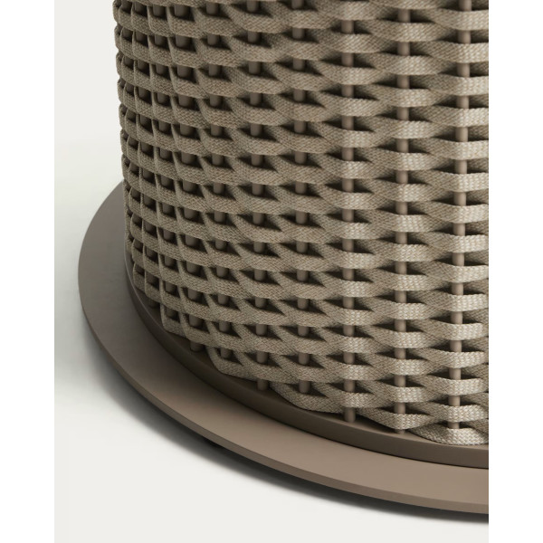 Садовый обеденный стол La Forma Sedalis O00235RO39 Taupe Ø 135 см-5