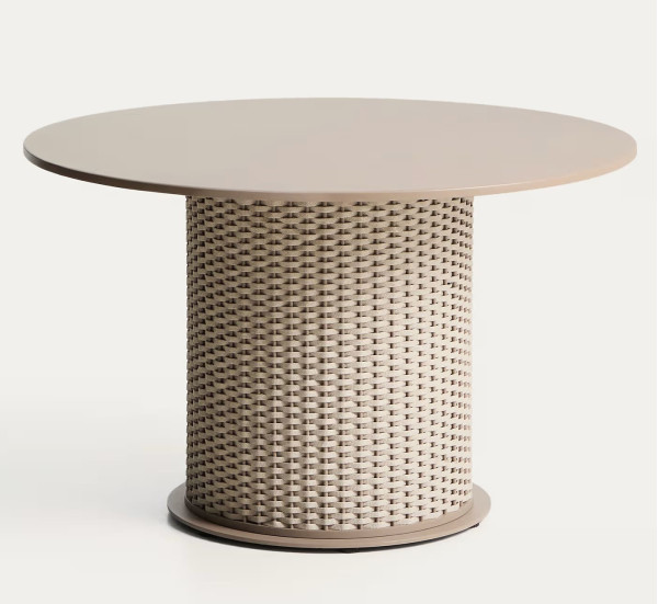 Садовый обеденный стол La Forma Sedalis O00234RO39 Taupe Ø 120 см-3