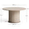 Садовый обеденный стол La Forma Sedalis O00235RO39 Taupe Ø 135 см-6-thumb