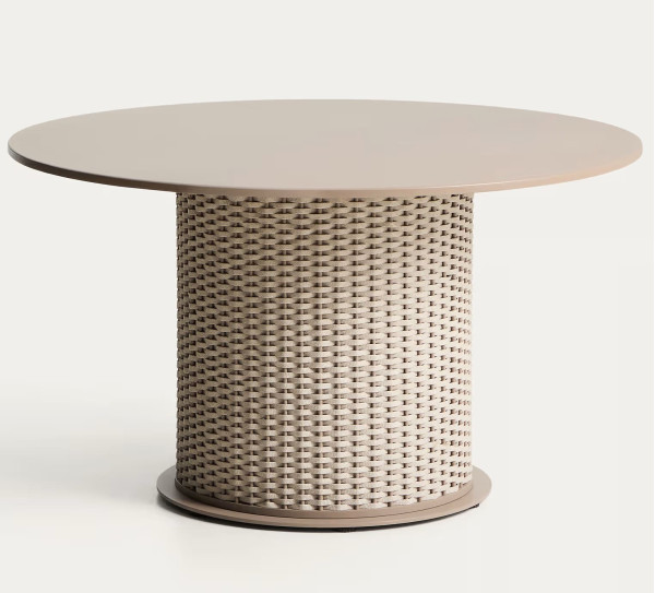Садовый обеденный стол La Forma Sedalis O00235RO39 Taupe Ø 135 см-3