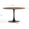 Стол обеденный La Forma Vedira T00581CR09 Коричневый Ø 120 см-8-thumb