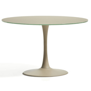 Стіл обідній La Forma Vedira T00581CR14 Taupe Ø 120 см