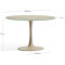 Стол обеденный La Forma Vedira T00581CR14 Taupe Ø 120 см-4-thumb