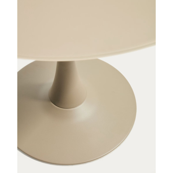 Стол обеденный La Forma Vedira T00582CR14 Taupe Ø 90 см-3